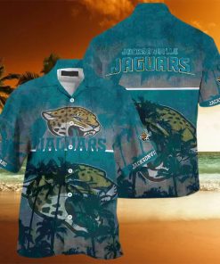 Jacksonville Jaguars Palm Hawaiian Shirt