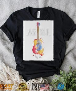 James taylor 2022 tour poster james taylor guitar 2022 tour poster shirt