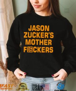Jason Zucker’s Mother F16ckers shirt
