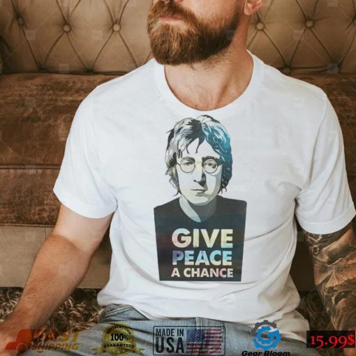 John Lennon Give Peace a Chance T Shirt