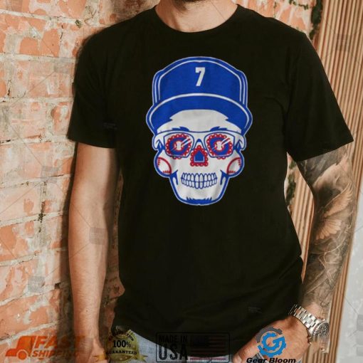 Julio Urias Sugar Skull Shirt