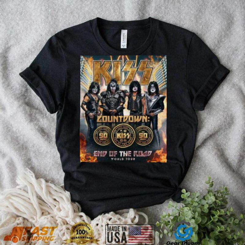 KISS Announce Final Show Of Their End Of the Road Farewell Tour Shirt