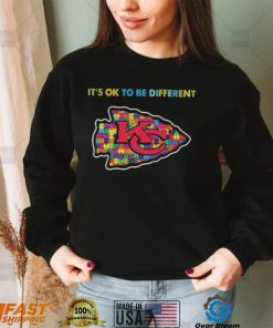 Kansas City Chiefs Autism It’s Ok To Be Different shirt