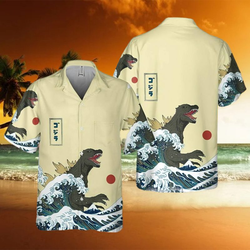 King Of Monster Godzilla Japanese Gojira Hawaiian Shirt