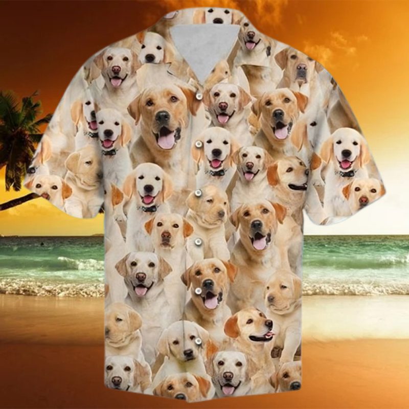 Labrador Dogs Hawaiian Shirt