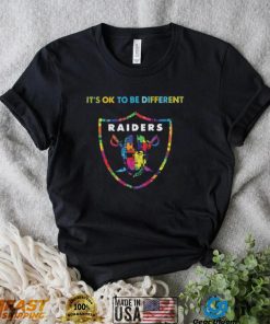 Las Vegas Raiders Autism It’s Ok To Be Different shirt