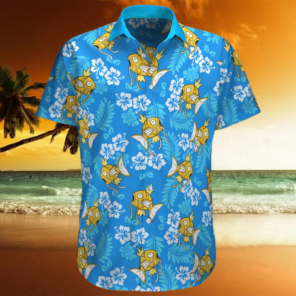 Magikarp Tropical Beach Pokemon Hawaiian Shirt - Gearbloom