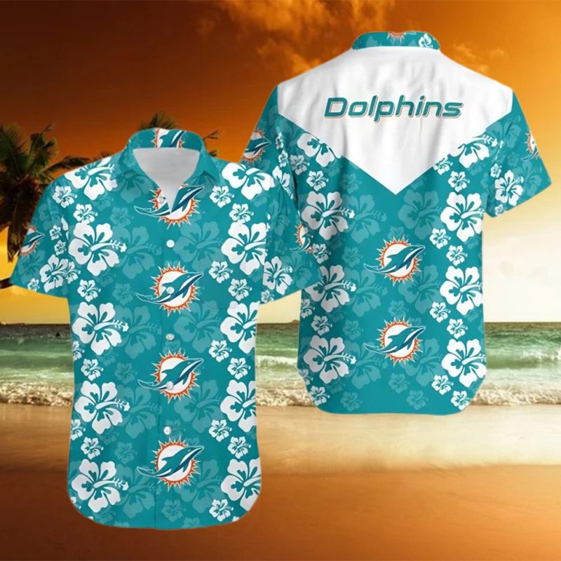 Miami Dolphins Hawaiian Flowers Shirt