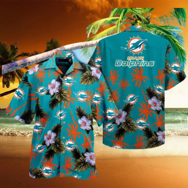 Miami_Dolphins_Hawaiian_Shirt__Flowers_And_Coconut_Tree removebg preview