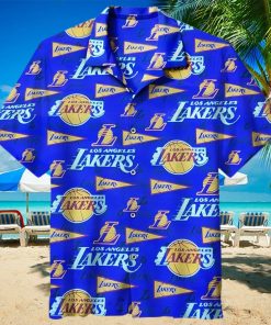 NBA LOS ANGELES LAKERS HAWAIIAN SHIRT