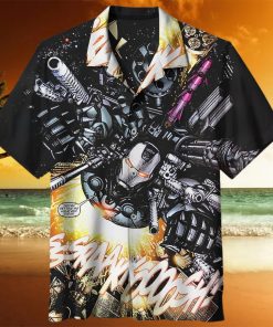 War Machine 2017 Film 3D All Print Hawaiian Shirt