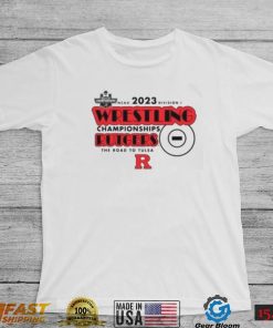 Ncaa Rutgers Scarlet Knights 2023 Wrestling Road To Tulsa T Shirt