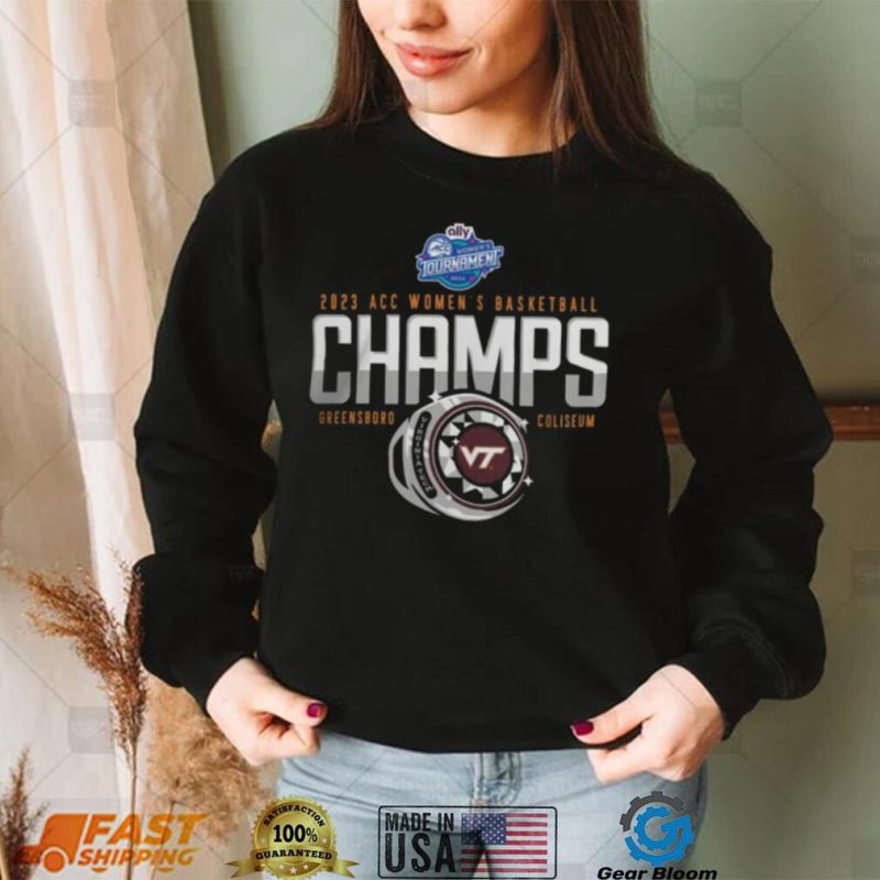 Ncaa Virginia Tech Hokies 2023 ACC Women’s Basketball Champions Hoodie Shirt