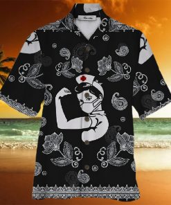Nurse Black Nice Design Unisex Hawaiian Shirt