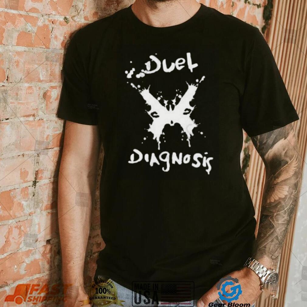 Official duel diagnosis emblem cap shirt