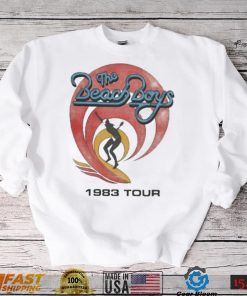 Official vintage 80s the beach boys 1983 tour band shirt