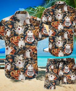 Owl Tropical Summer Hawaiian Shirt And Shorts
