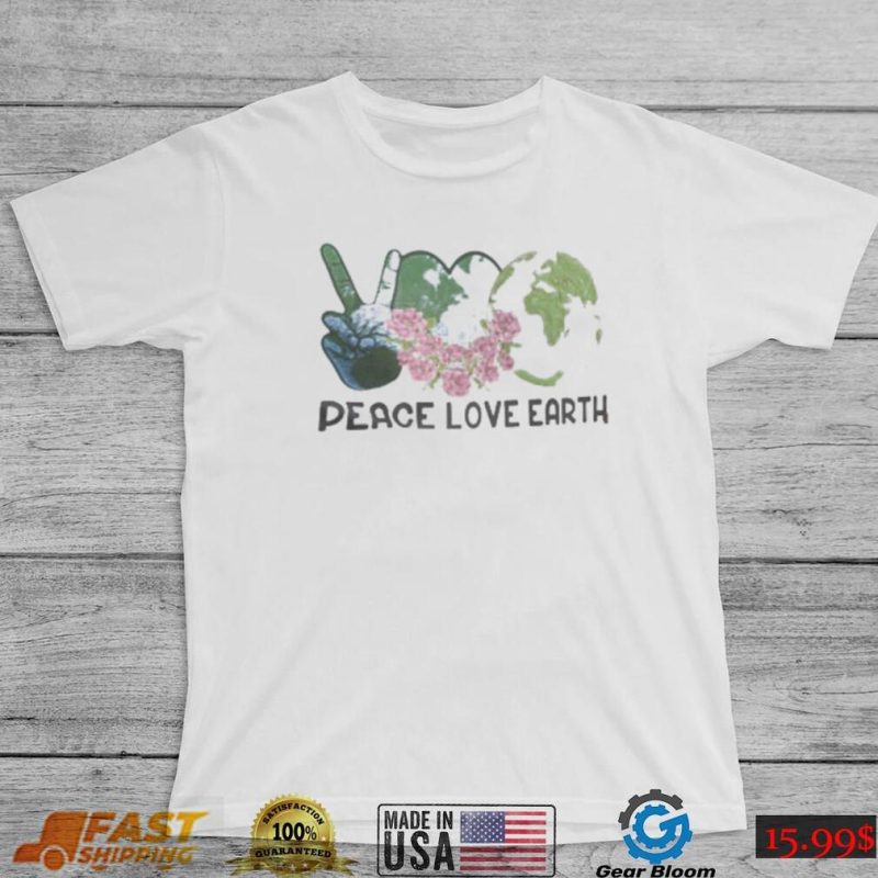 Peach Love Earth Global Warming Shirt
