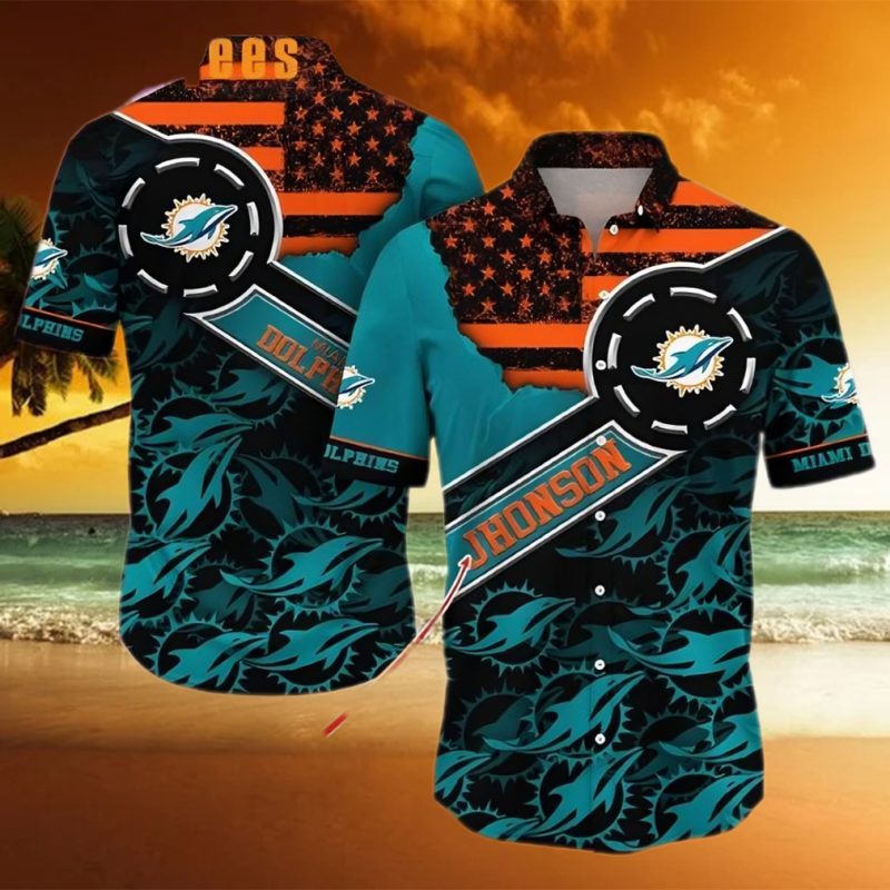 Personalized Miami Dolphins Hawaiian Shirt