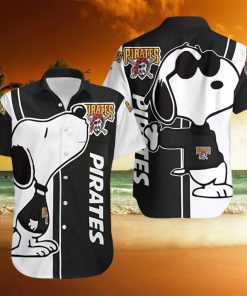 Pittsburgh Pirates Snoopy Charlie Brown Hawaii Mens Shirt
