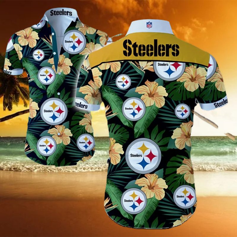 Pittsburgh Steelers Logo Football Fans Love Hawaiian Summer Beach Shirt