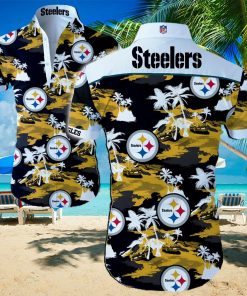 Pittsburgh Steelers Logo NFL Hawaiian Summer Beach Shirt Full Print