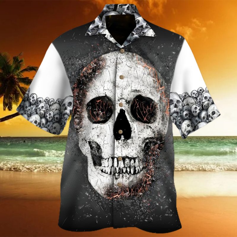 Poker Skull Hawaiian Shirt