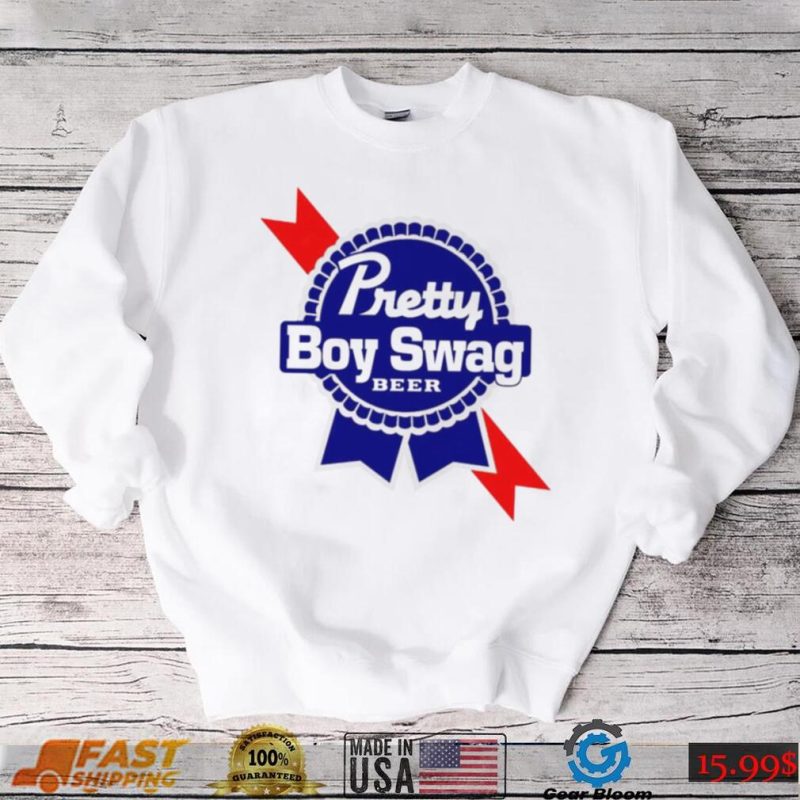 Pretty Boy Swag Beer logo shirt