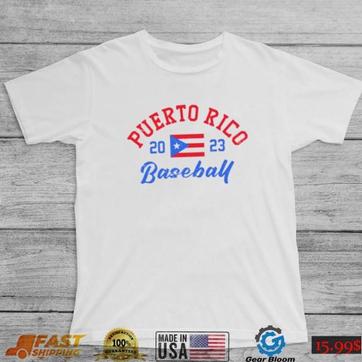 Puerto rico 2023 baseball shirt