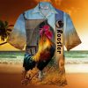 Rooster Colorful Unique Design Unisex Hawaiian Shirt