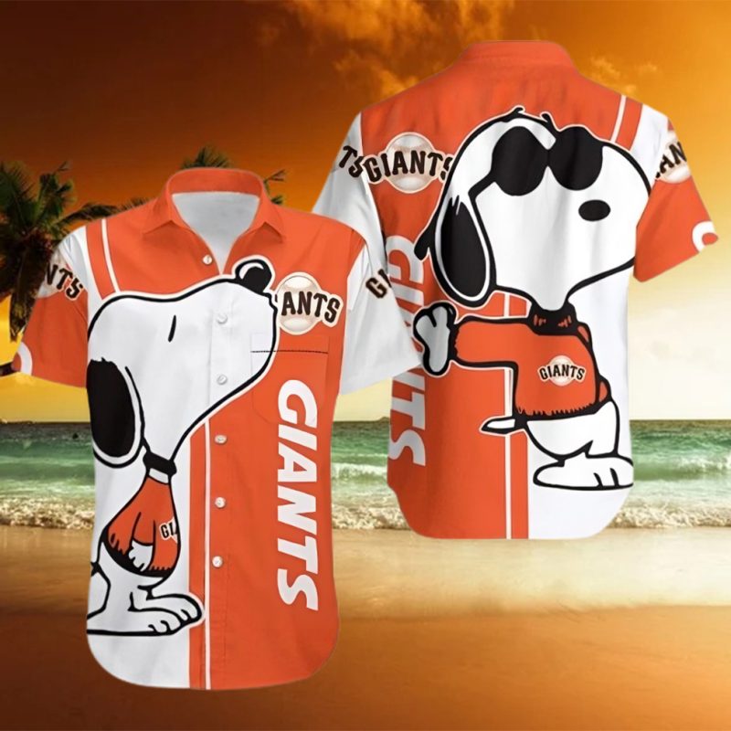 San Francisco Giants Snoopy Red Baron Target Hawaiian Shirt