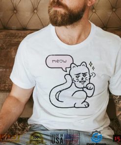 Sexy cat meow t shirt