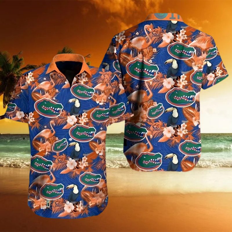 Shirt Flamingo Parrot Logo Florida Gators Gift