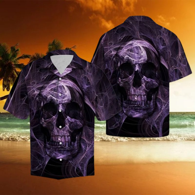 Skull Abstract Hawaiian Shirt