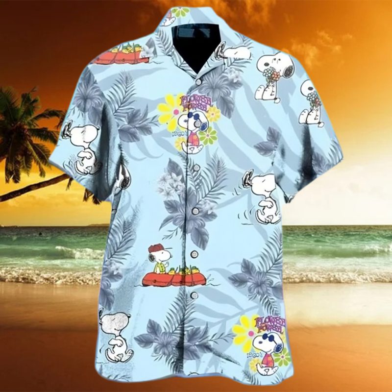 Snoopy Flower Power Disney Cruise 2023 Disney Hawaiian Shirt