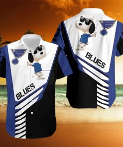 St. Louis Blues Snoopy Charlie Brown Custom Hawaiian Shirt