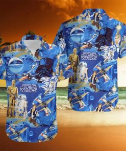 Star Wars Classic 3D Planet hawaiian shirt