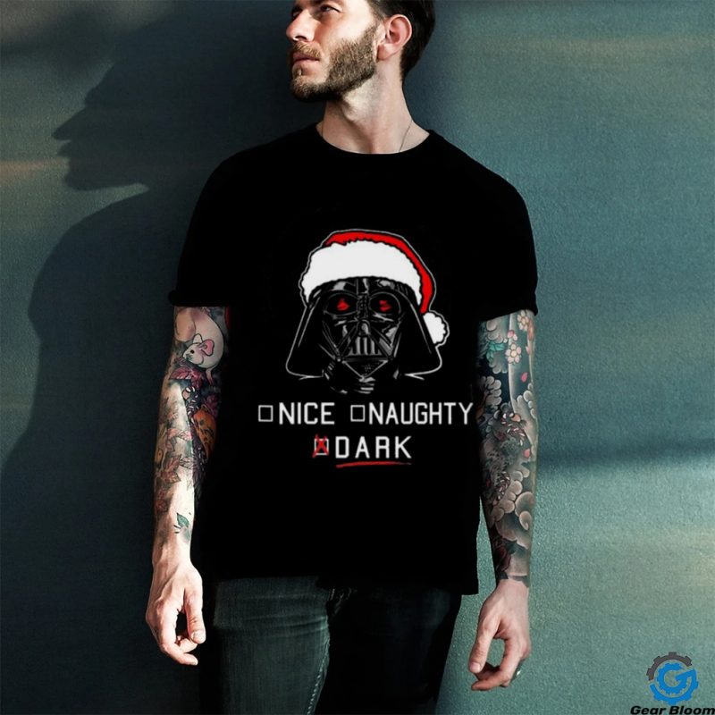 Star Wars Darth Vader Dark List Santa Christmas T Shirt