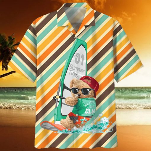 Surfing Colorful Awesome Design Unisex Hawaiian Shirt