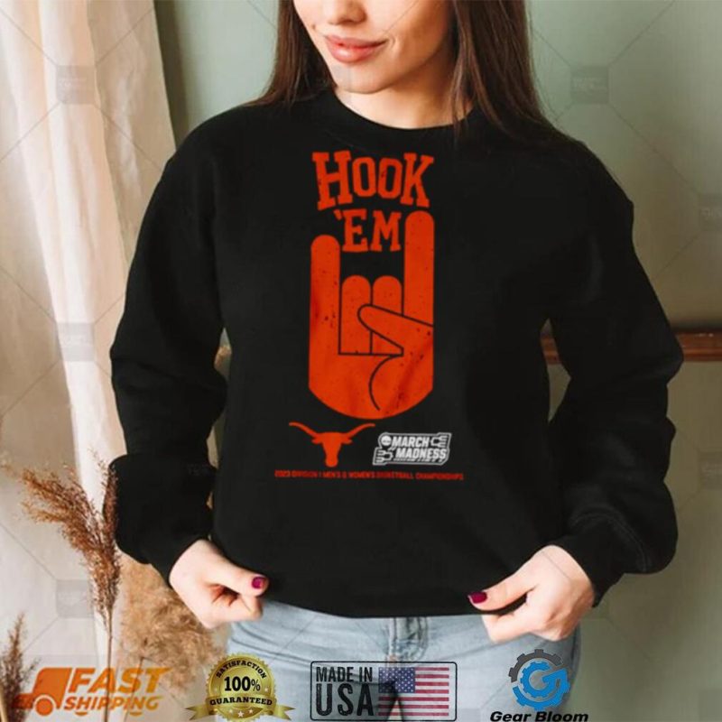 Texas Basketball Hook ‘Em Hoodie Shirt