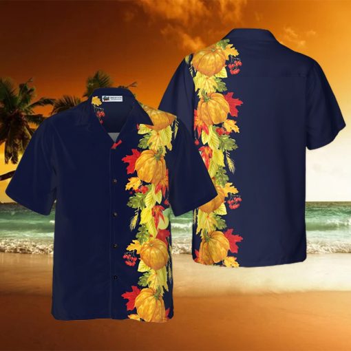 Thanksgiving Harvest Season Elements Hawaiian shirt
