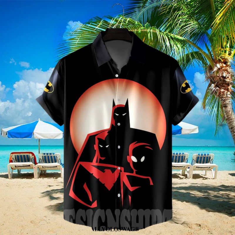The best selling  Batman Midnight Animated All Over Print Hawaiian Shirt