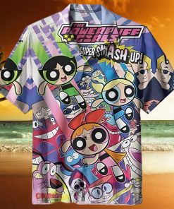 The best selling Bubbles Powerpuff Girls All Over Print Hawaiian Shirt