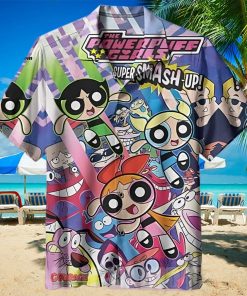 The best selling Bubbles Powerpuff Girls All Over Print Hawaiian Shirt