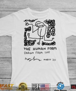 The human form drawn from life March ’23 shirt