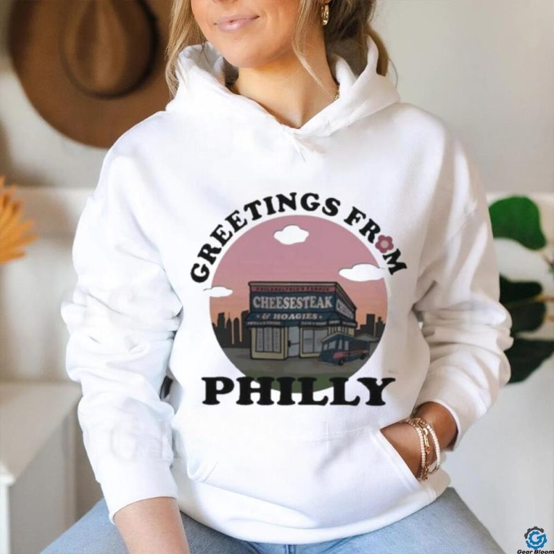 The philadelphia inquirer greetings from philly shirt