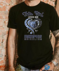 This Girl Loves Her Memphis Grizzlies Diamond Heart shirt