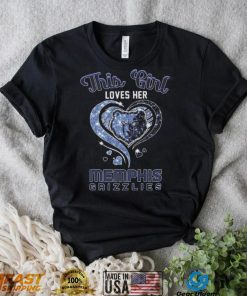 This Girl Loves Her Memphis Grizzlies Diamond Heart shirt