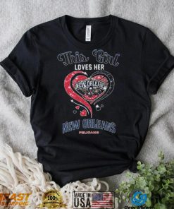 This Girl Loves Her New Orleans Pelicans Diamond Heart shirt