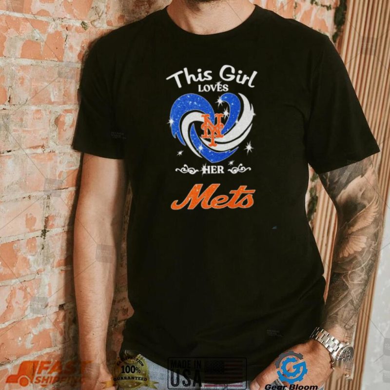 This girl loves her 2023 New York Mets heart love shirt
